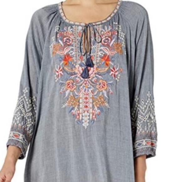 NWT JOHNNY WAS PEASANT DRESS SIZE M - Picture 3 of 8